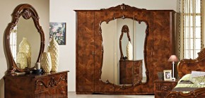 Шкаф 5-и дверный с зеркалами (20.145) Тициана (орех) в Александровском - alexsandrovskoe.mebel-74.com | фото