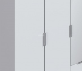 Шкаф 5-ти дверный Николь СБ-2594/1 (Белый) в Александровском - alexsandrovskoe.mebel-74.com | фото