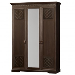 Шкаф для одежды 3-дверный №800 Парма Дуб нортон темный в Александровском - alexsandrovskoe.mebel-74.com | фото