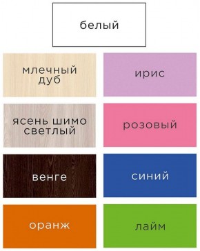 Шкаф ДМ 800 с 2-мя ящиками (розовый) в Александровском - alexsandrovskoe.mebel-74.com | фото