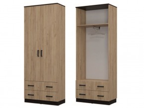 Шкаф «ЛОФТ» для одежды с 2-я ящиками в Александровском - alexsandrovskoe.mebel-74.com | фото