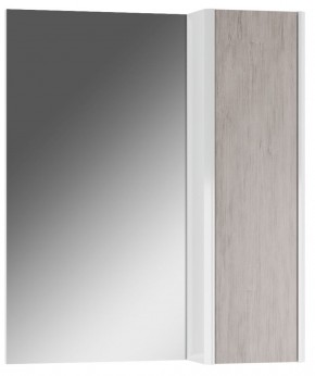 Шкаф-зеркало Uno 60 Дуб серый левый/правый Домино (DU1503HZ) в Александровском - alexsandrovskoe.mebel-74.com | фото