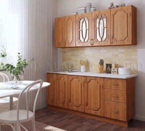 СКАЗКА Кухонный гарнитур 2,0 (Ольха матовая) в Александровском - alexsandrovskoe.mebel-74.com | фото