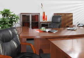 Стол для руководителя (правый/левый) "Лауреат" Л.У-23 в Александровском - alexsandrovskoe.mebel-74.com | фото