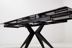 Стол FORIO 160 MATT BLACK MARBLE SOLID CERAMIC / BLACK, ®DISAUR в Александровском - alexsandrovskoe.mebel-74.com | фото