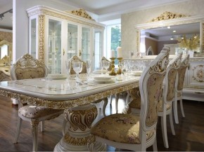 Стол раскладной Алсу (белый глянец) в Александровском - alexsandrovskoe.mebel-74.com | фото