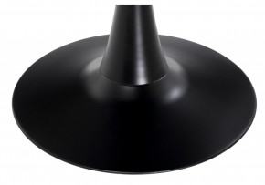Стол стеклянный Tulip 90x74 black glass в Александровском - alexsandrovskoe.mebel-74.com | фото