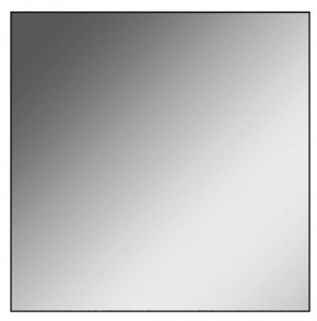 Зеркало Corsica 600х600 black без подсветки Sansa (SB1064Z) в Александровском - alexsandrovskoe.mebel-74.com | фото