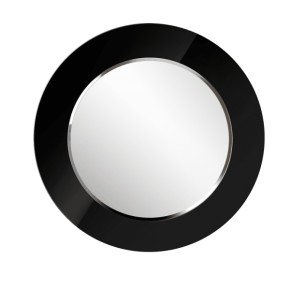 Зеркало круглое черный (РМ/02) в Александровском - alexsandrovskoe.mebel-74.com | фото