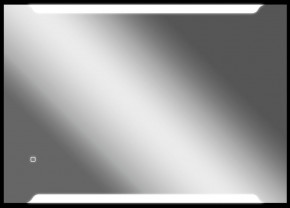 Зеркало Оттава 1000х700 с подсветкой Домино (GL7028Z) в Александровском - alexsandrovskoe.mebel-74.com | фото